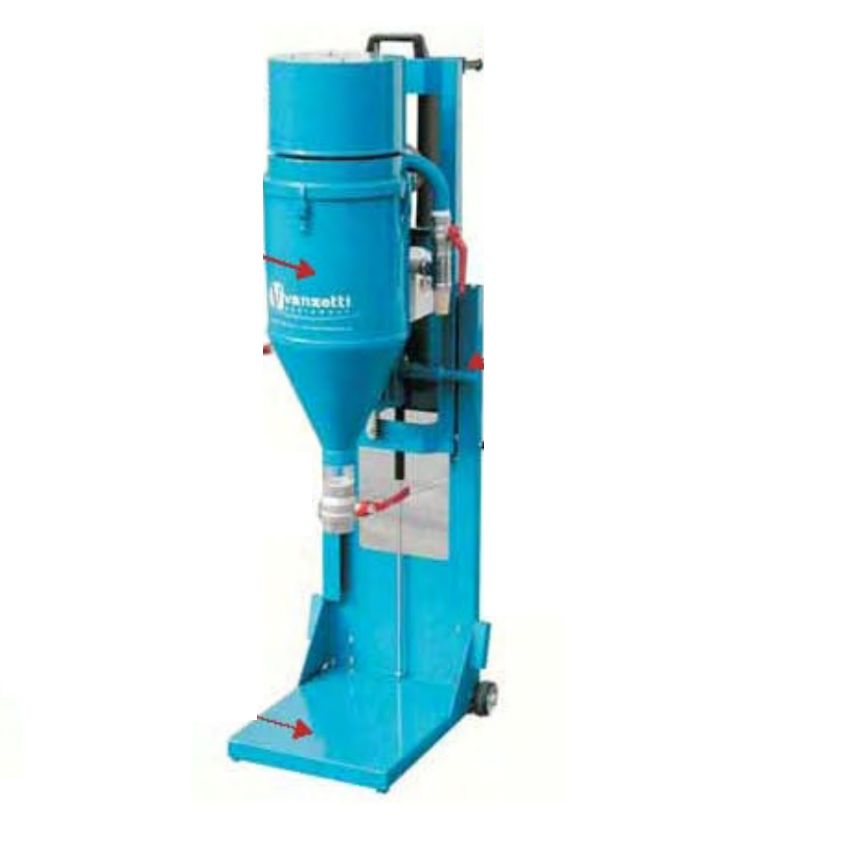 TOTEM M - Oltópor töltése és visszanyerése. Nem folyamatos üzemű gép