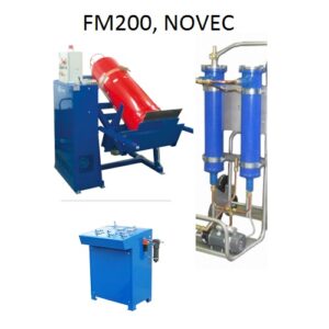 Transzfer gépek FM200, NOVEC és inert oltógázokhoz