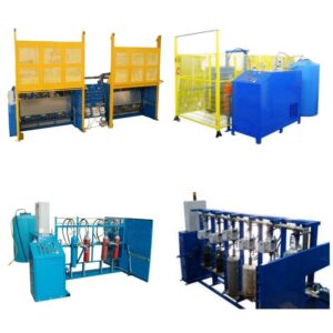 Gázpalack nyomáspróba rámpa