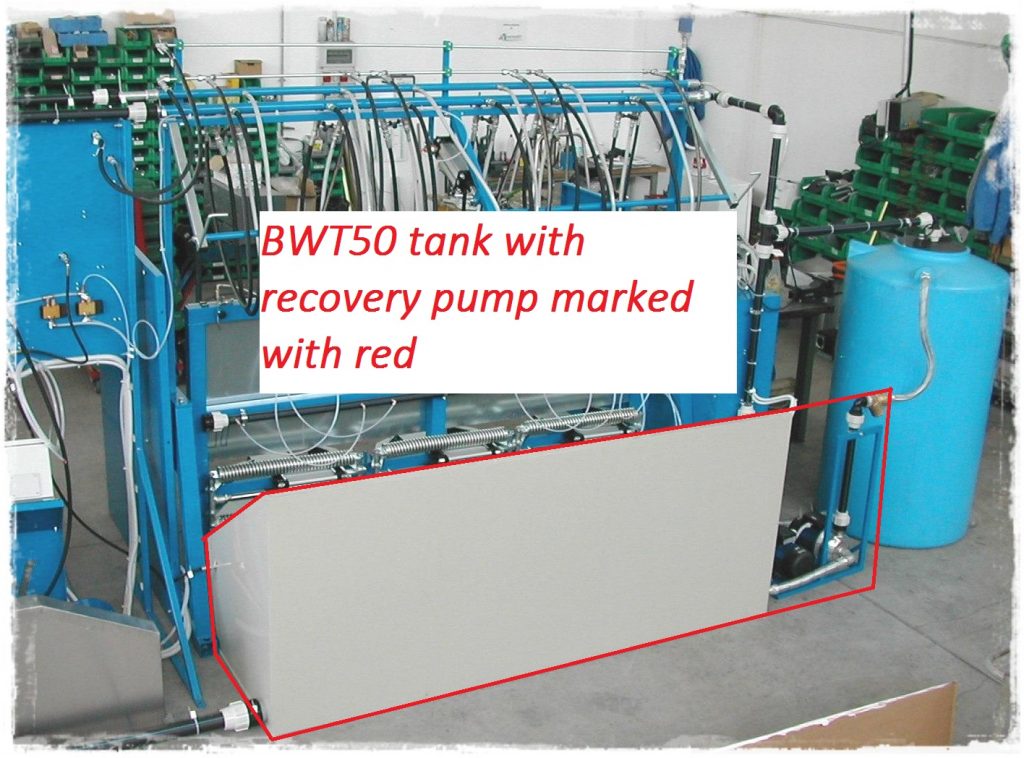 bwt50 visszanyerő tartály 6 állásos nyomáspróbázó géphez