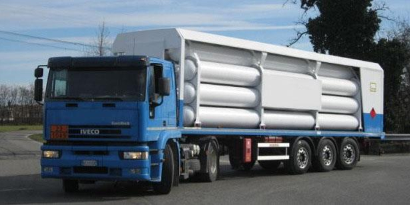 Típus "B" legvédettebb gázpalack trailer