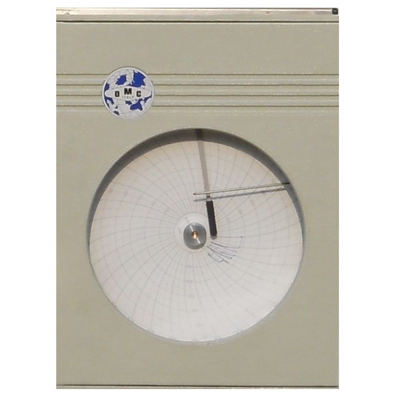 Analóg körkörös nyomsérték regiszter víznyomáspróbához és folyadékokhoz