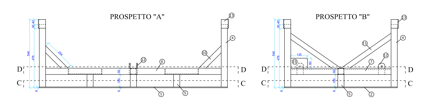 Sella HV fém kaloda nagy tartáloyk részére. Klór hordó, halon hordó, hűtőgázok tartályainak szállítása tárolása, targoncázható módon.