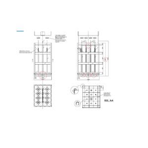 20x50 gas cylinder bundel, battery maximum 300 bar working pressure