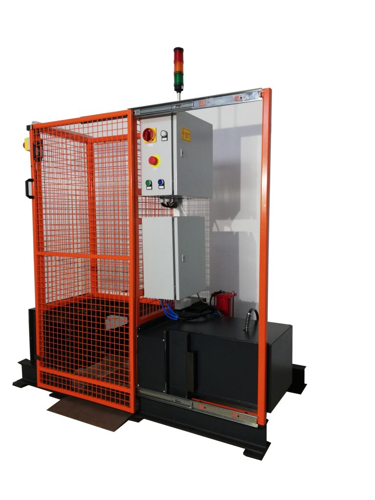 Gázpalack selejtező gép háttér nélkül